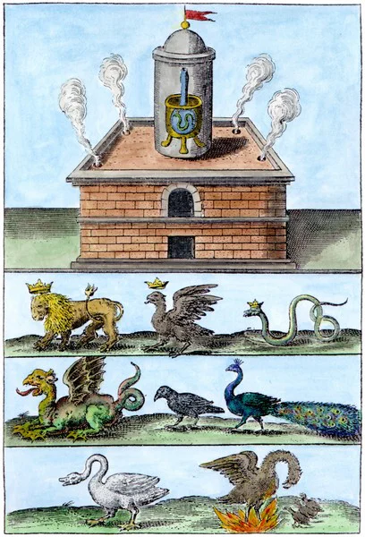 Planche du Tripus aureus de Michael Maier, 1618