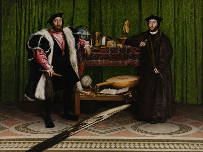 L’Art au compas – « Les Ambassadeurs » de Holbein ou l’apprentissage du regard oblique 