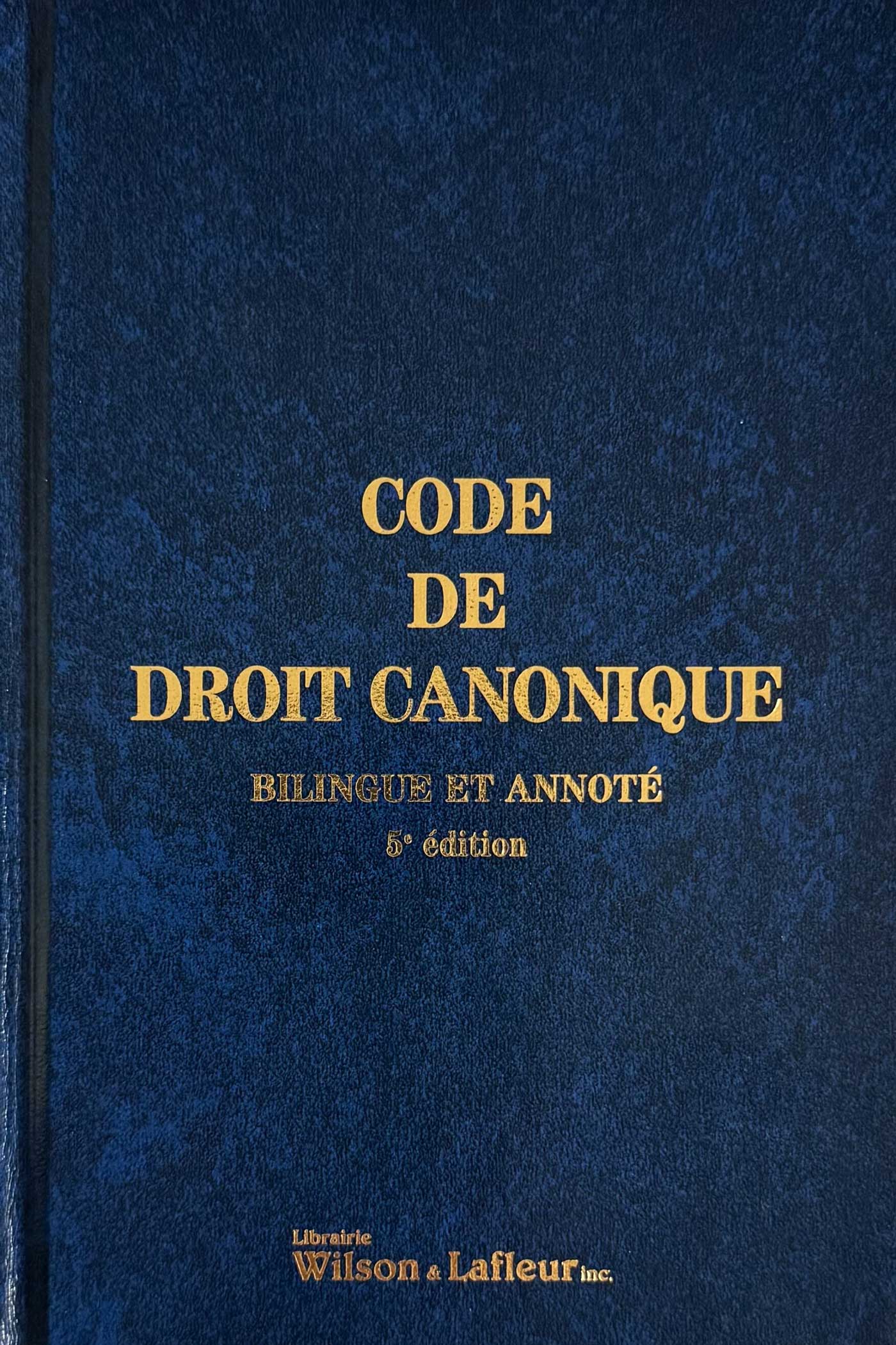 code droit canonique