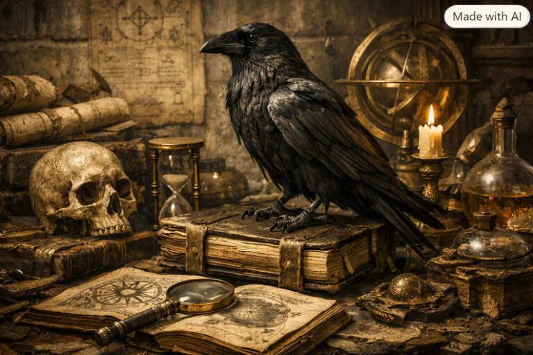 Le Bestiaire initiatique&nbsp;: le corbeau, celui qui traverse la nuit sans perdre la lumière