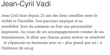 Jean-Cyril Vadi et « Nouveaux rituels de désenvoûtement » – Gouverner l’invisible pour retrouver sa souveraineté intérieure