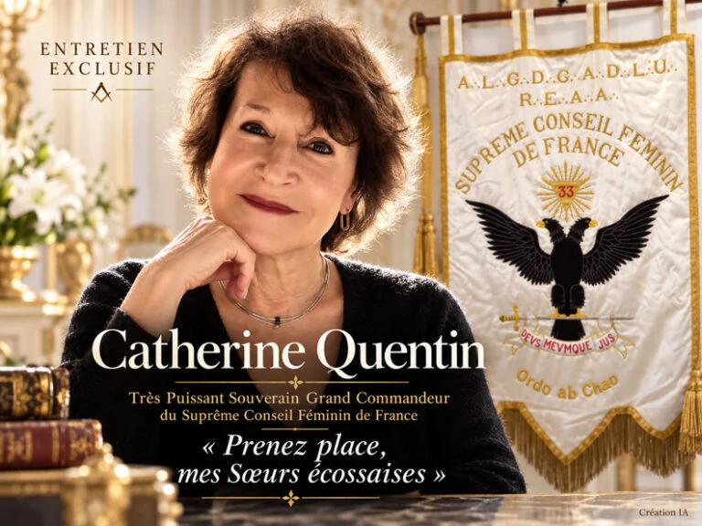 EXCLUSIF – Catherine Quentin, Très Puissant Souverain Grand Commandeur du Suprême Conseil Féminin de France&nbsp;: «&nbsp;Prenez place, mes Sœurs écossaises&nbsp;»