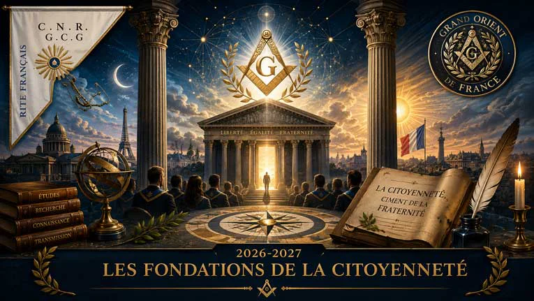«&nbsp;De la Loge à la Cité&nbsp;» : le Chapitre National de Recherche ouvre sa rentrée sur les fondations de la citoyenneté