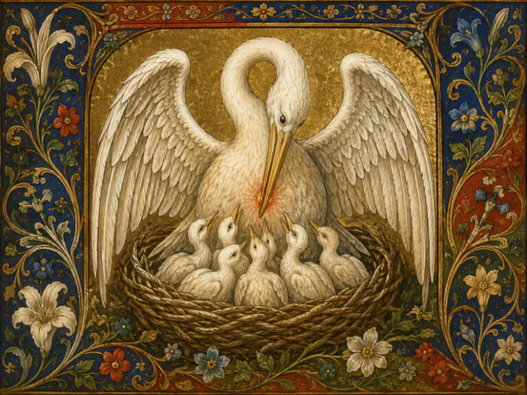 Bestiaire initiatique&nbsp;: le Pélican, celui qui nourrit de son cœur