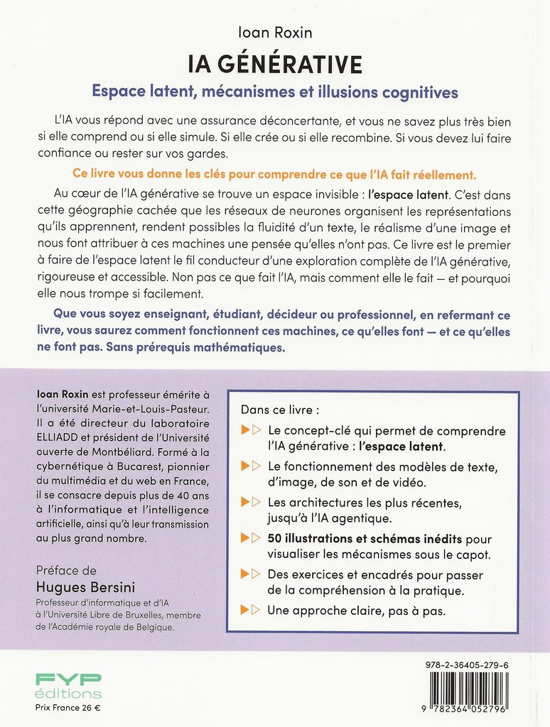 « IA générative » de Ioan Roxin – Quand les machines nous obligent à repenser l’intelligence