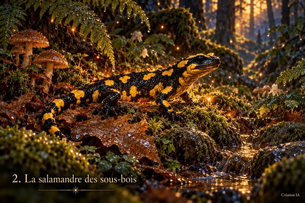 Bestiaire initiatique – La salamandre, celle qui traverse le feu sans perdre son âme