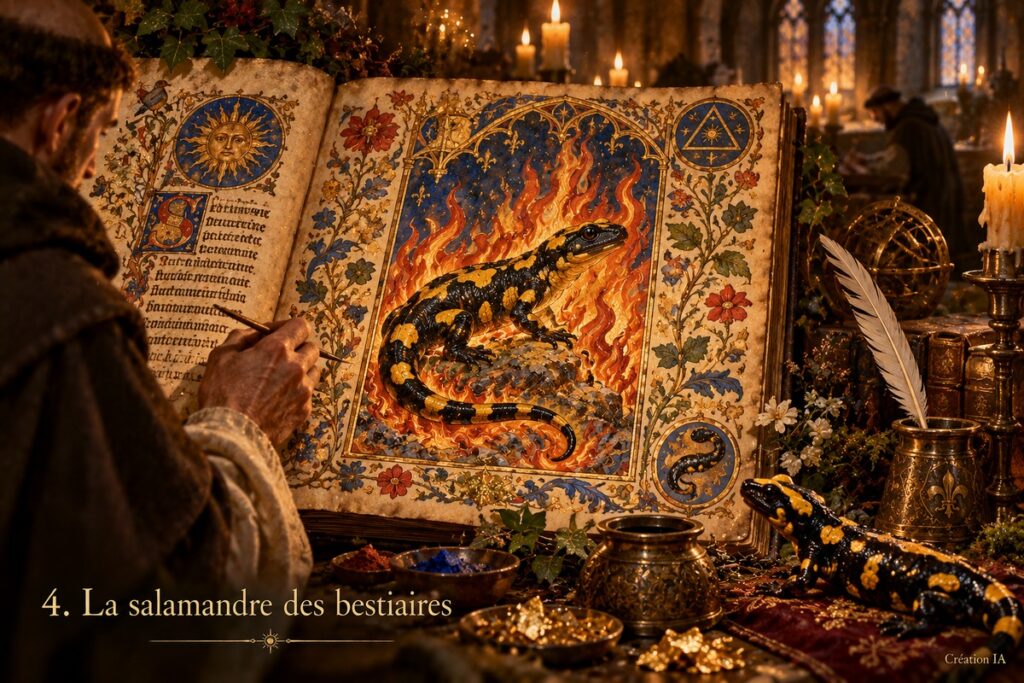 Bestiaire initiatique – La salamandre, celle qui traverse le feu sans perdre son âme