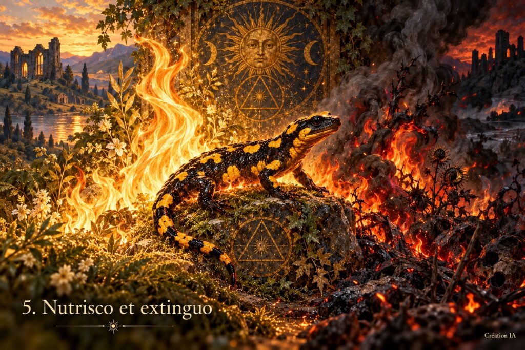 Bestiaire initiatique – La salamandre, celle qui traverse le feu sans perdre son âme