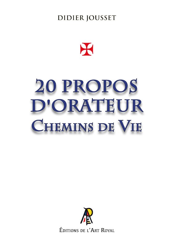 Couverture du livre 20 propos d’Orateur – Chemins de vie