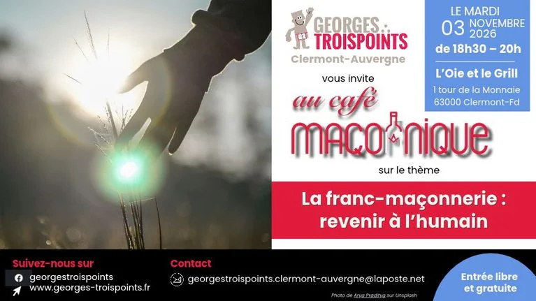 Café maçonnique à Clermont Ferrand