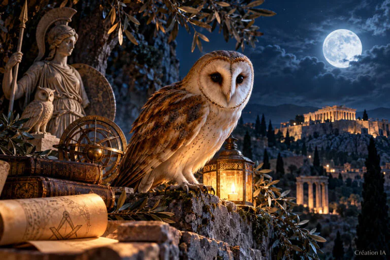 Bestiaire initiatique – La chouette, gardienne des ténèbres et sentinelle de la Lumière