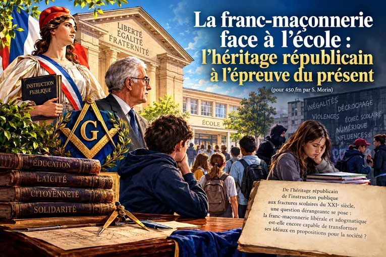 La franc-maçonnerie face à l’école : l’héritage républicain à l’épreuve du présent