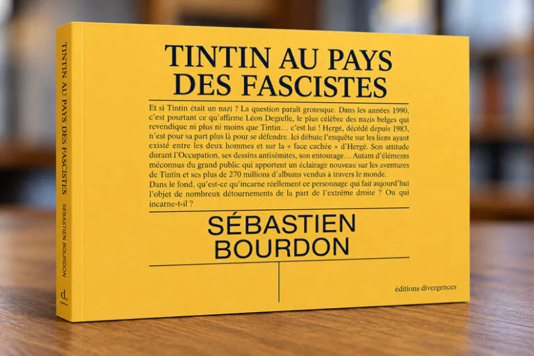 «&nbsp;Tintin au pays des fascistes&nbsp;» de Sébastien Bourdon – La ligne claire à l’épreuve des zones d’ombre