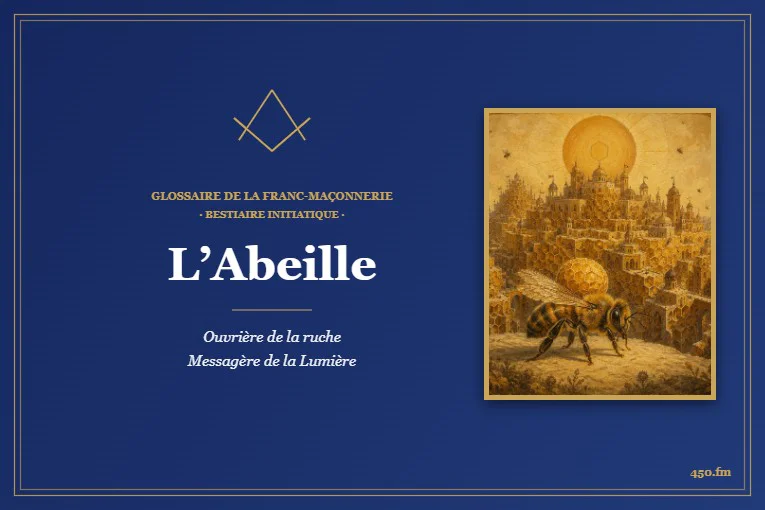 L’Abeille – Bestiaire initiatique du Glossaire de la franc-maçonnerie 450.fm