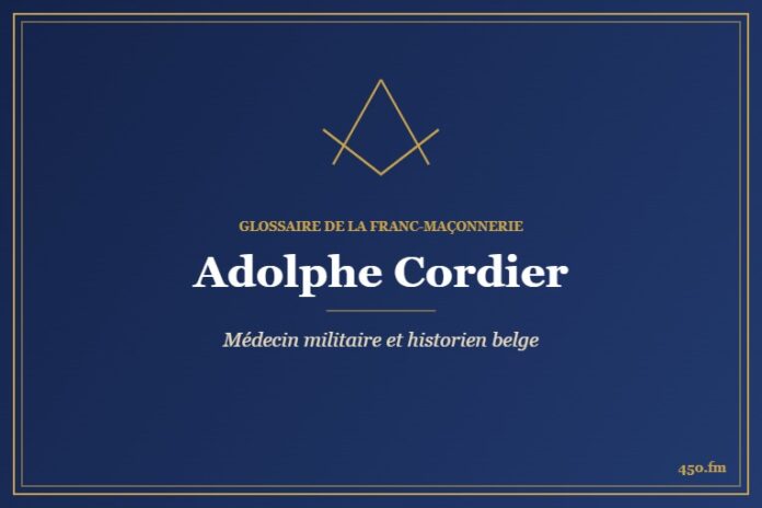 Adolphe Cordier (Auteur) – Glossaire de la franc-maçonnerie 450.fm