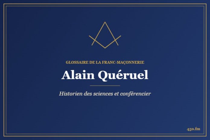 Alain Quéruel (Auteur) – Glossaire de la franc-maçonnerie 450.fm