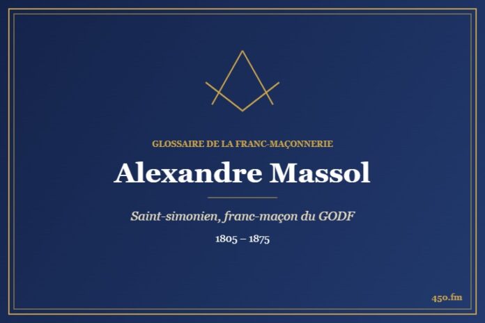 Alexandre Massol (Personnalité) – Glossaire de la franc-maçonnerie 450.fm