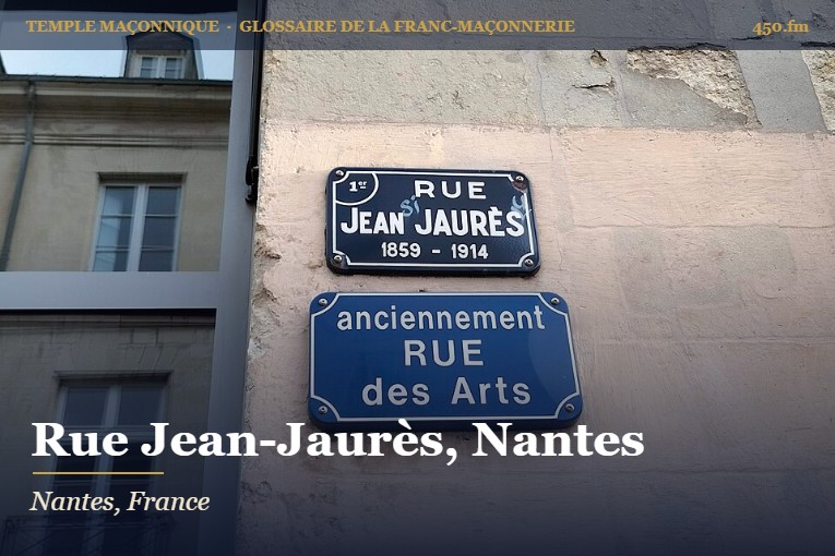 Ancien temple de la rue Jean-Jaurès, Nantes – temple maçonnique – Glossaire de la franc-maçonnerie 450.fm