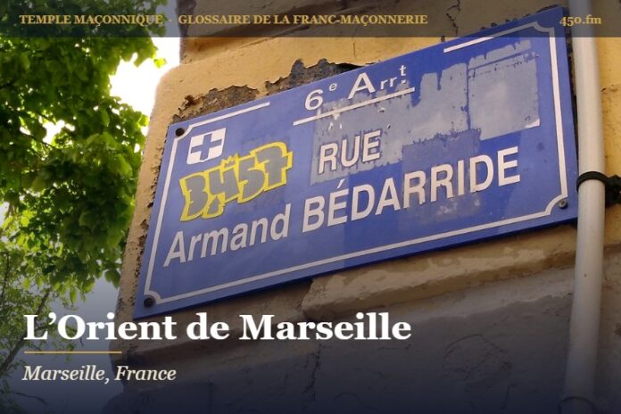 Ancien temple « L’Orient de Marseille », rue Armand-Bédarride, Marseille – temple maçonnique – Glossaire de la franc-maçonnerie 450.fm