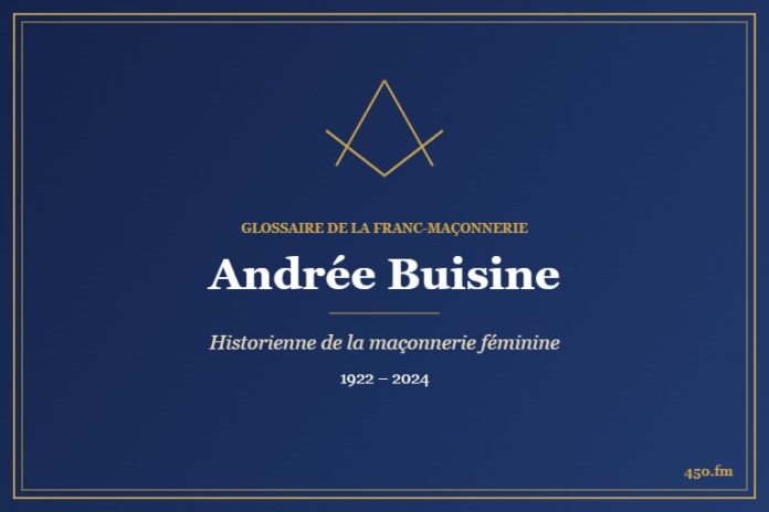 Andrée Buisine (Auteur) – Glossaire de la franc-maçonnerie 450.fm