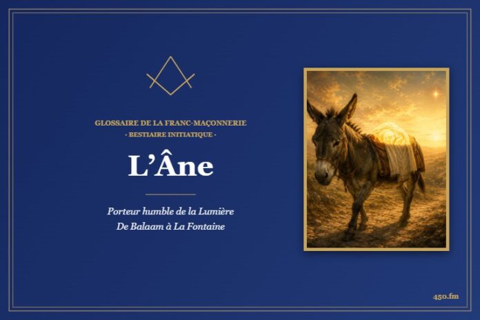 L’Âne – Bestiaire initiatique du Glossaire de la franc-maçonnerie 450.fm