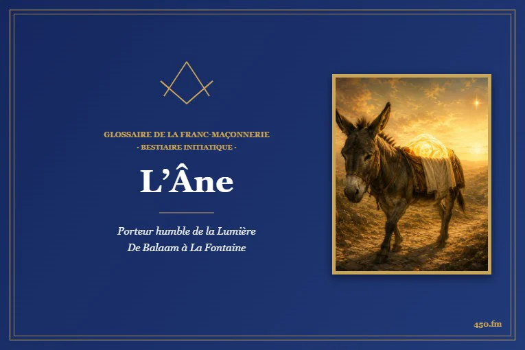 L’Âne – Bestiaire initiatique du Glossaire de la franc-maçonnerie 450.fm