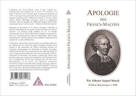 Couverture du livre Apologie des francs-maçons