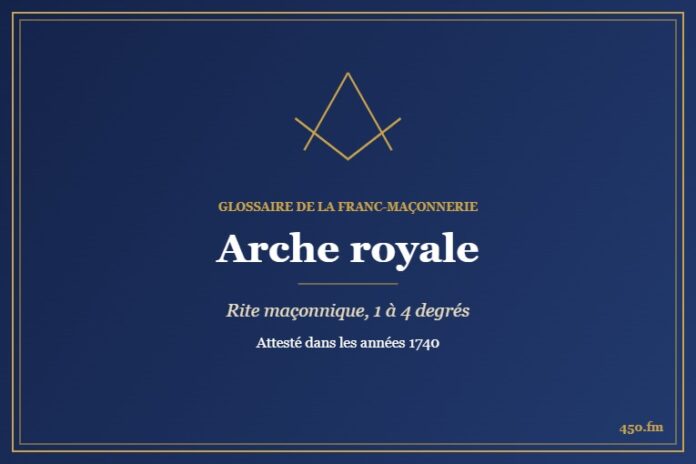 Arche royale (Rite maçonnique) – Glossaire de la franc-maçonnerie 450.fm