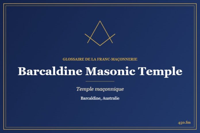 Barcaldine Masonic Temple – temple maçonnique – Glossaire de la franc-maçonnerie 450.fm
