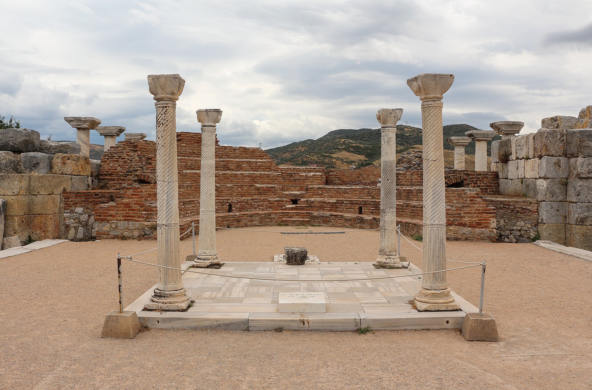 Ruines de la basilique Saint-Jean à Éphèse