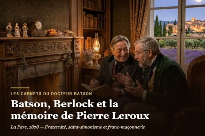 Batson et Berlock au coin du feu : la mémoire de Pierre Leroux
