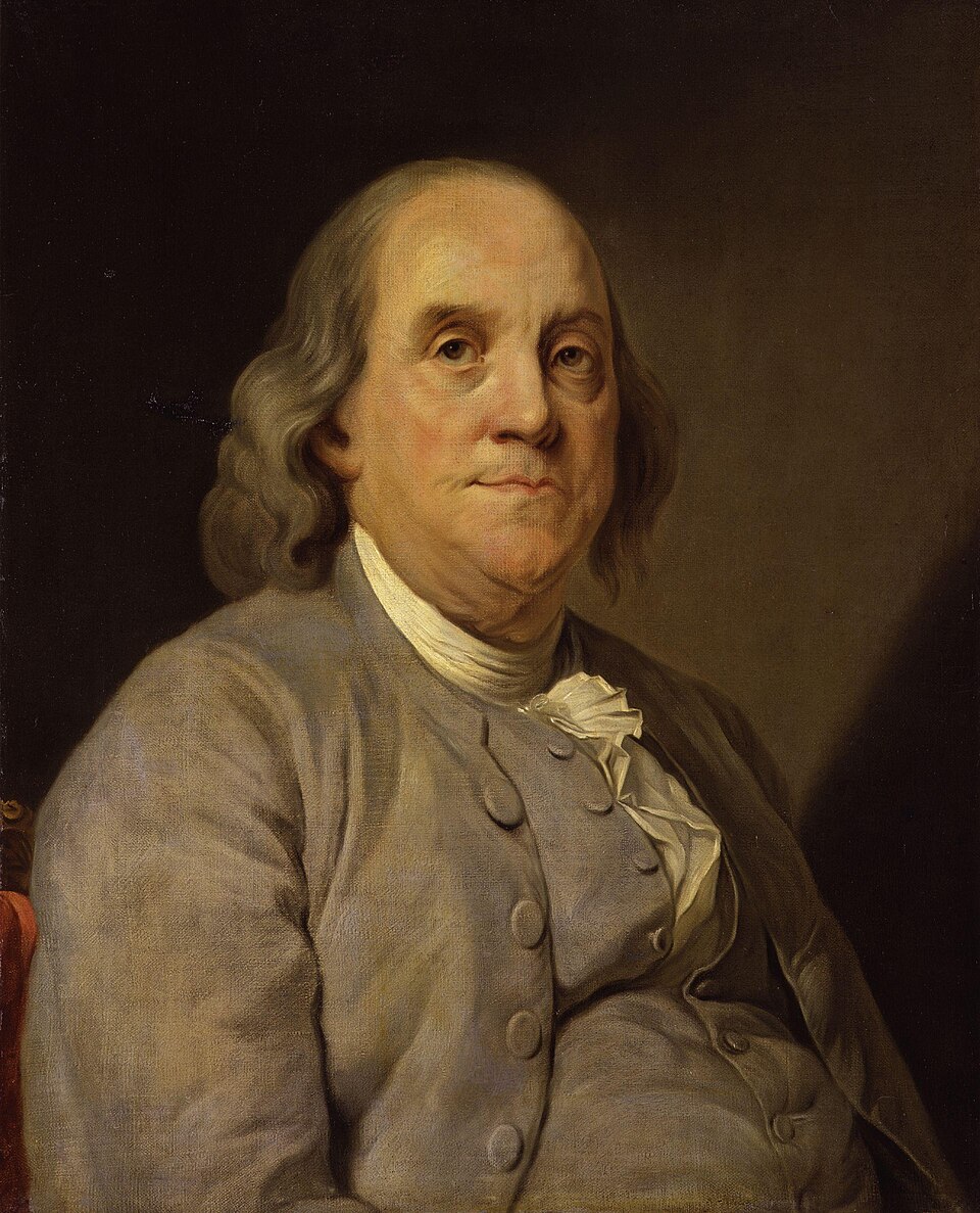 Benjamin Franklin grand maître de la Grande Loge de Pennsylvanie, 24 juin 1734