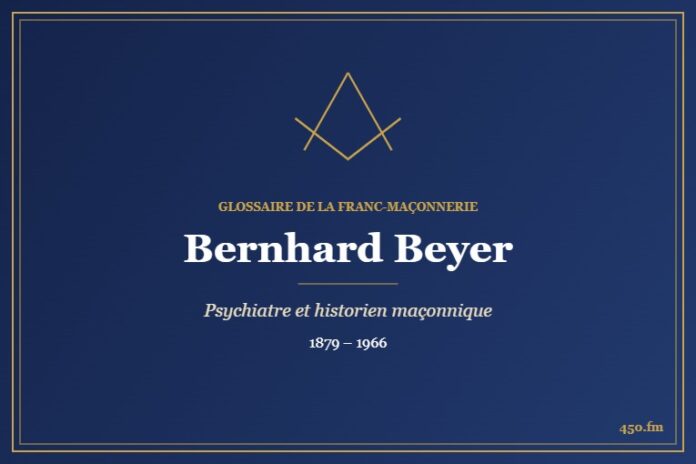 Bernhard Beyer (Auteur) – Glossaire de la franc-maçonnerie 450.fm