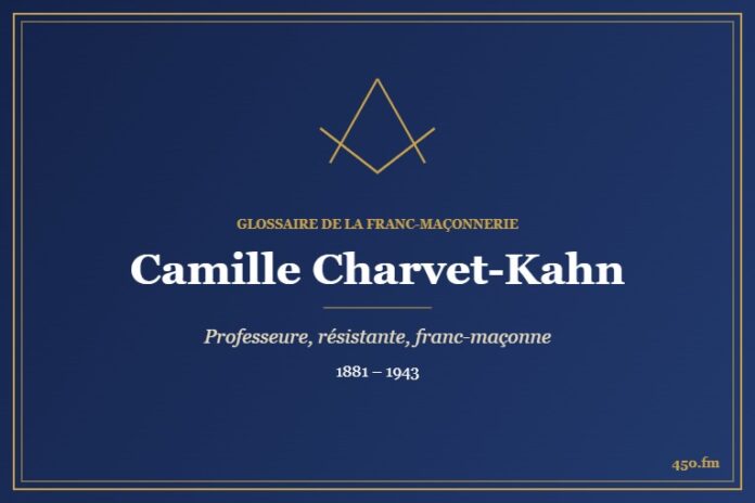 Camille Charvet-Kahn (Personnalité) – Glossaire de la franc-maçonnerie 450.fm