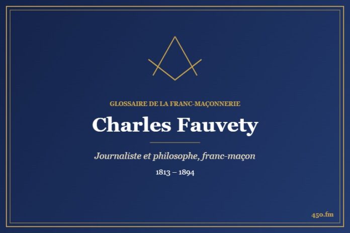 Charles Fauvety (Personnalité) – Glossaire de la franc-maçonnerie 450.fm