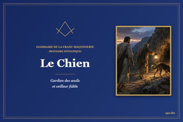 Le Chien – Bestiaire initiatique du Glossaire de la franc-maçonnerie 450.fm