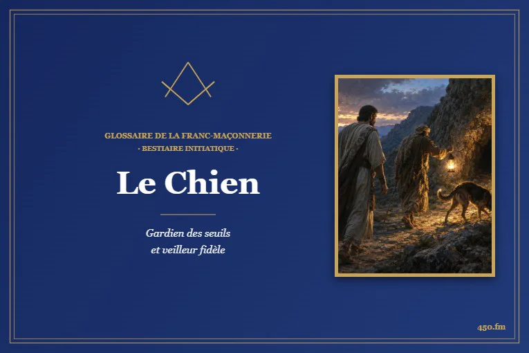 Le Chien – Bestiaire initiatique du Glossaire de la franc-maçonnerie 450.fm