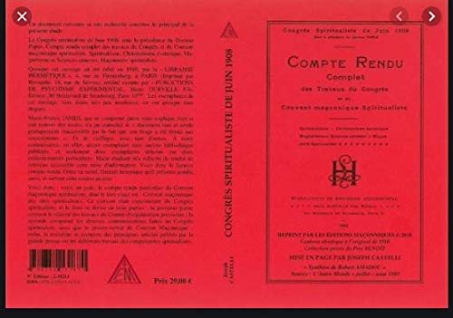 Couverture du livre Congrès spiritualiste de Paris, juin 1908