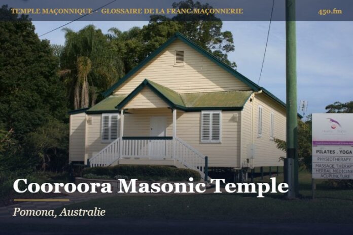 Cooroora Masonic Temple, Pomona – temple maçonnique – Glossaire de la franc-maçonnerie 450.fm
