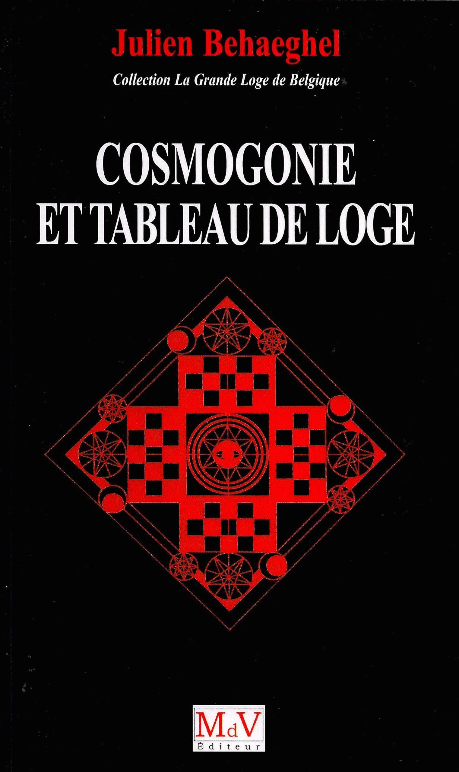 Couverture du livre Cosmogonie et tableau de loge