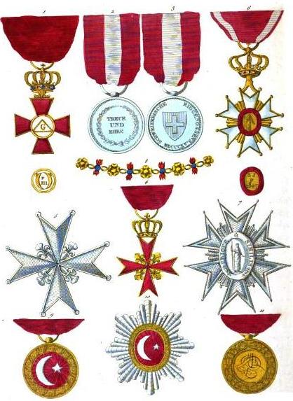 Création de l’ordre de Charles XIII par le roi de Suède, 1811