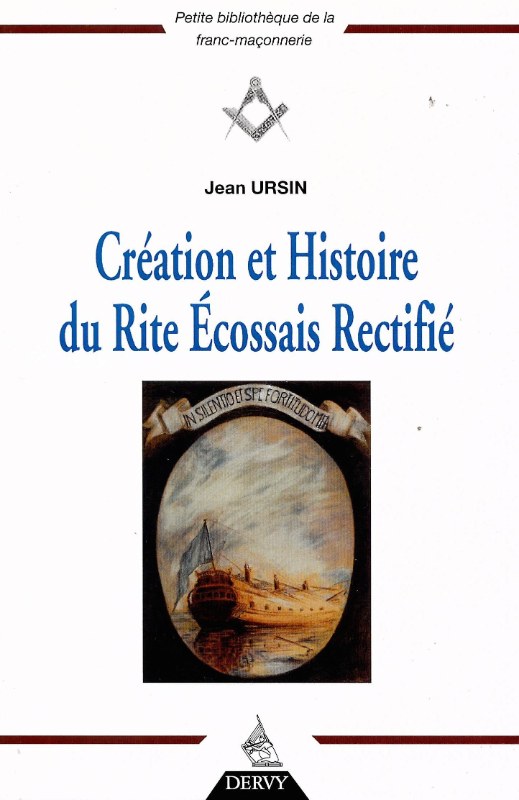 Couverture du livre Création et histoire du Rite Écossais Rectifié