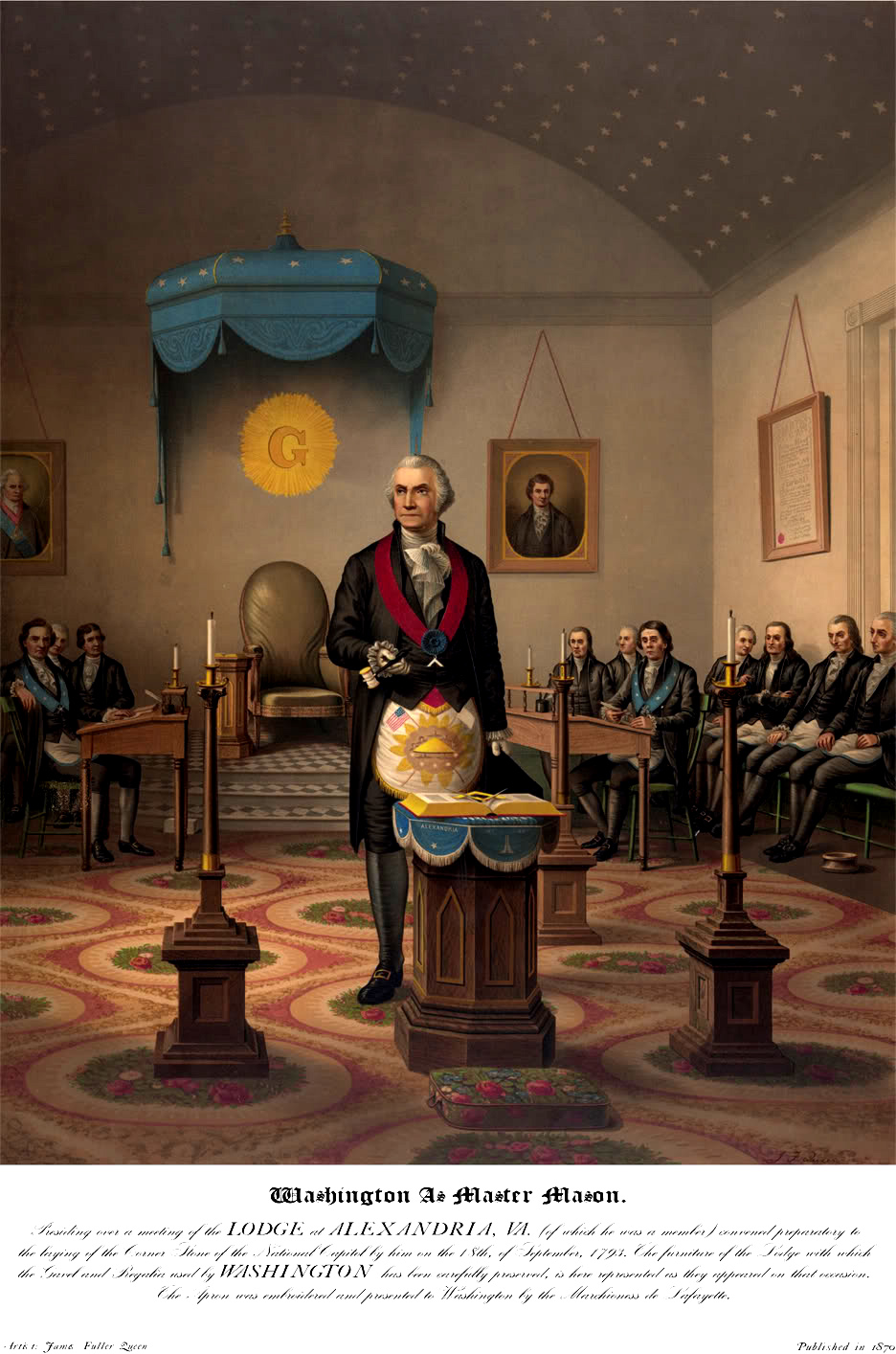 David Ovason – Washington Masonic print