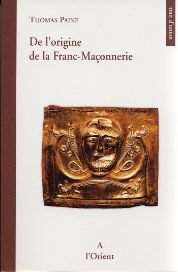 Couverture du livre De l’origine de la franc-maçonnerie