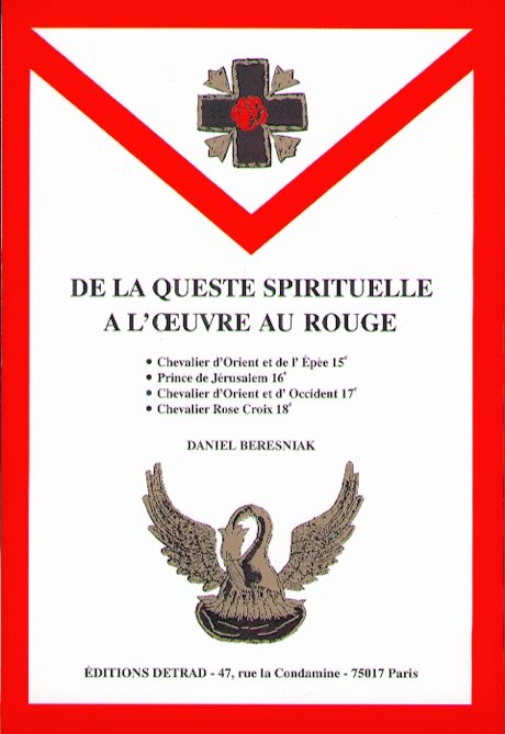 Couverture du livre De la queste spirituelle à l’Œuvre au Rouge