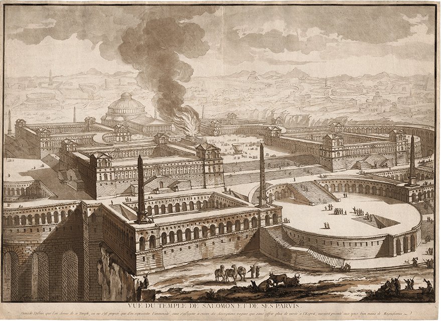 Debhir en franc-maçonnerie – Temple of Solomon by François-Philippe Charpentier, 1766