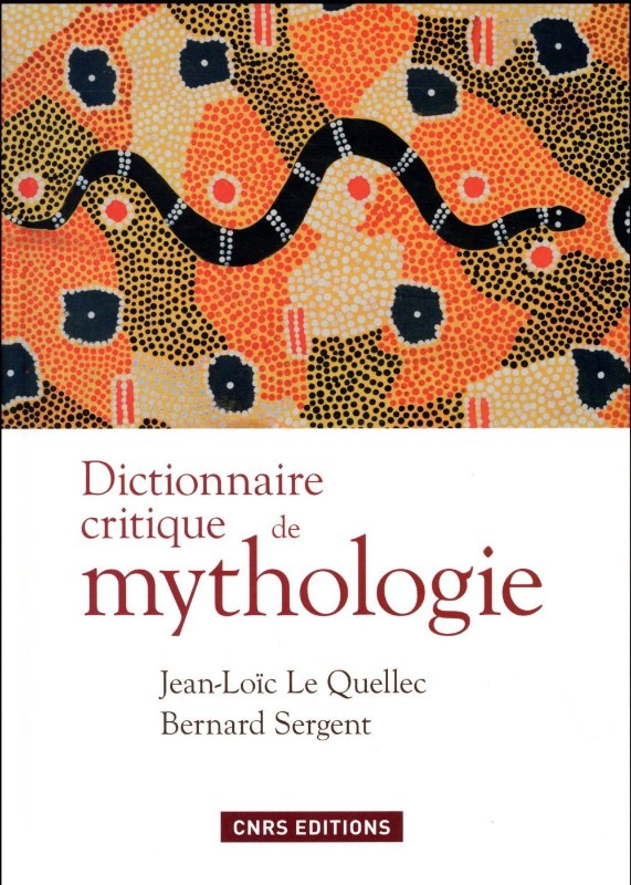Couverture du livre Dictionnaire critique de mythologie