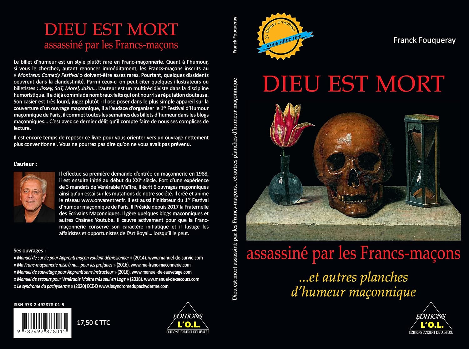 Couverture du livre Dieu est mort assassiné par les Francs-maçons… et autres planches d’humeur maçonnique