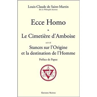 Couverture du livre Ecce Homo – Le Cimetière d’Amboise