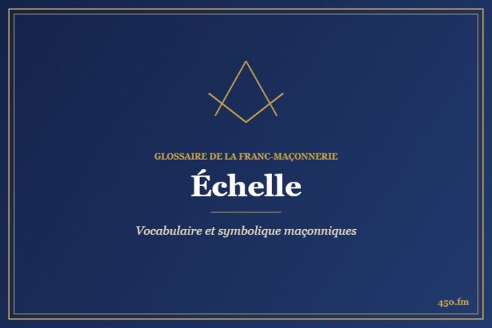 Échelle – Glossaire de la franc-maçonnerie 450.fm